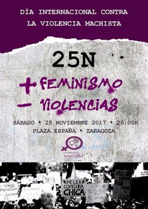 Cartel Concentración contra la Violencia Machista