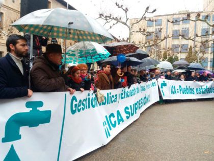 Manifestación contra el ICA 4 de febrero de 2018