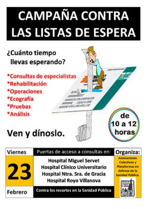 Concentración Listas de Espera