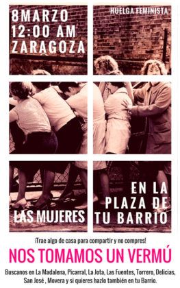 8 de marzo en la plaza de tu barrio