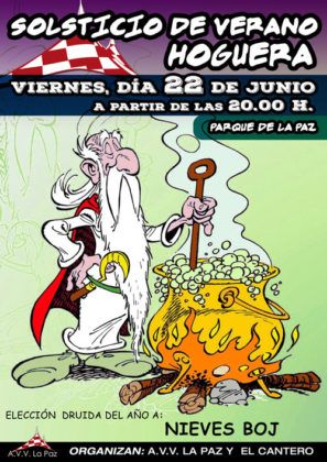 Cartel Hoguera Solsticio 2018