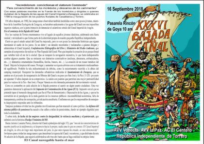 XXXIV Bajada del Canal