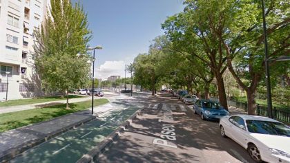 Reforma aceras Paseo Tierno Galván