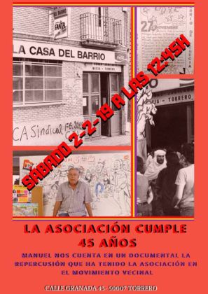 Aniversario AVV Venecia-Montes de Torrero