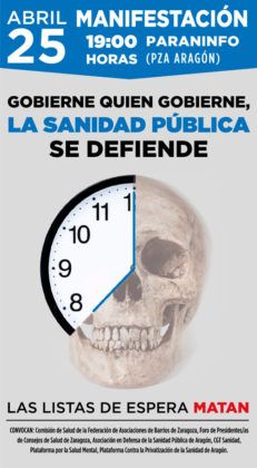 Manifestación en Defensa de la Sanidad Pública 25-04-2019