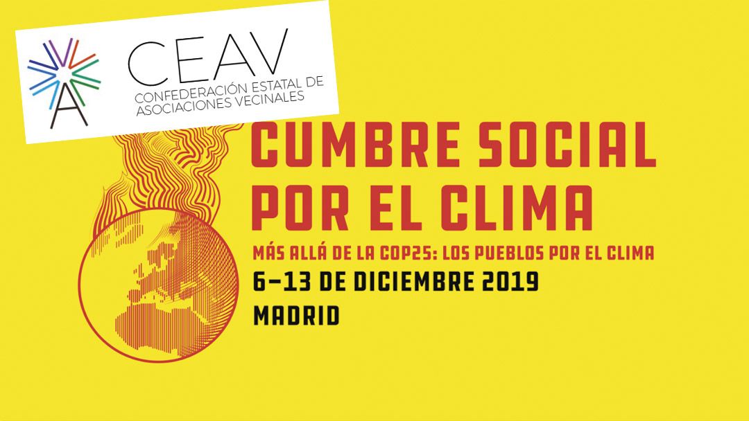 El movimiento vecinal apoya la Cumbre Social del Clima