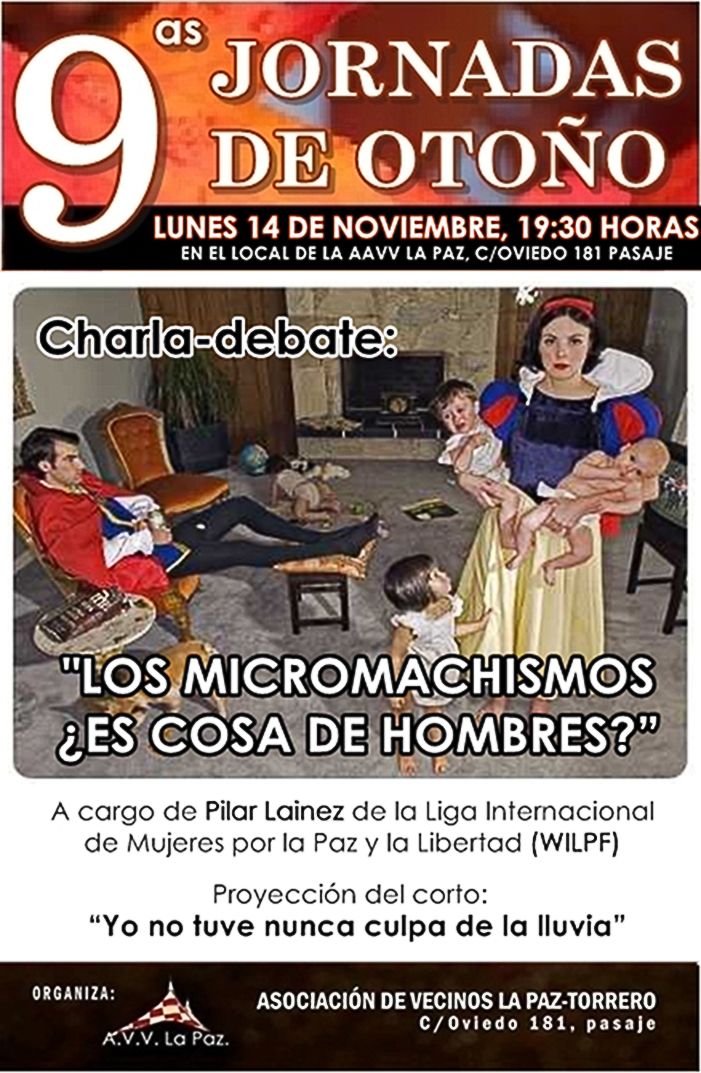 Charla sobre micromachismos en las IX Jornadas de Otoño
