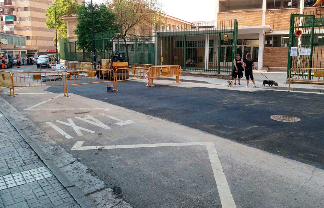 Reparado el reventón de la Calle Oviedo del pasado viernes