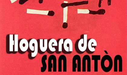 Hoguera de San Antón en el Barrio de Venecia