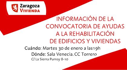 Sesión informativa sobre las ayudas para rehabilitación de viviendas