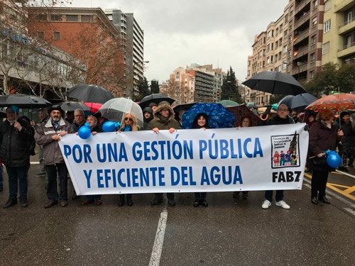 Manifestación contra el ICA 4 de febrero de 2018