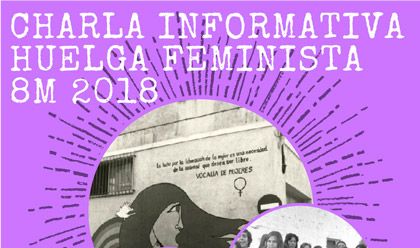 Charla informativa de la huelga feminista del 8 M