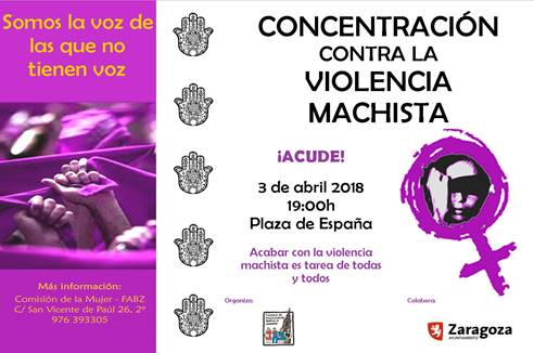 Concentración contra la violencia machista