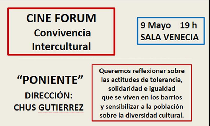 Cine Forum: Poniente de Chus Gutiérrez
