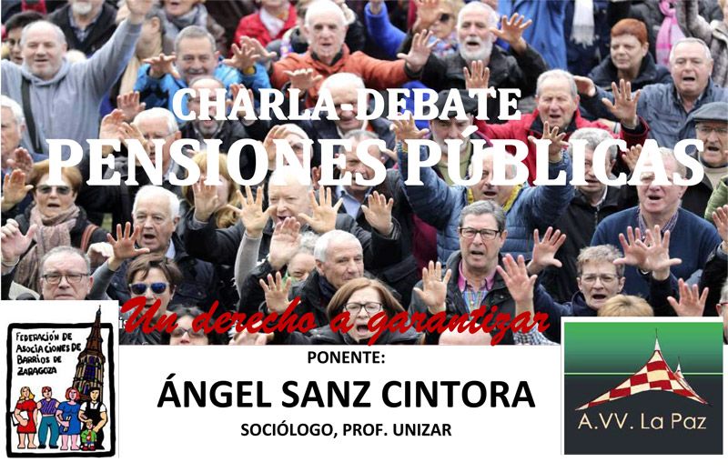 Charla debate sobre pensiones públicas