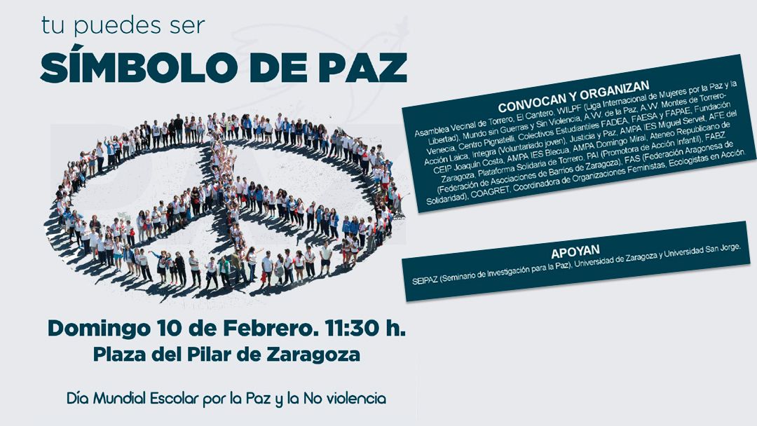 Día Mundial Escolar por la Paz y la No violencia 2019