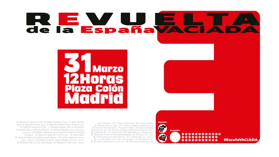 Convocada una movilización en Madrid por la España Vaciada