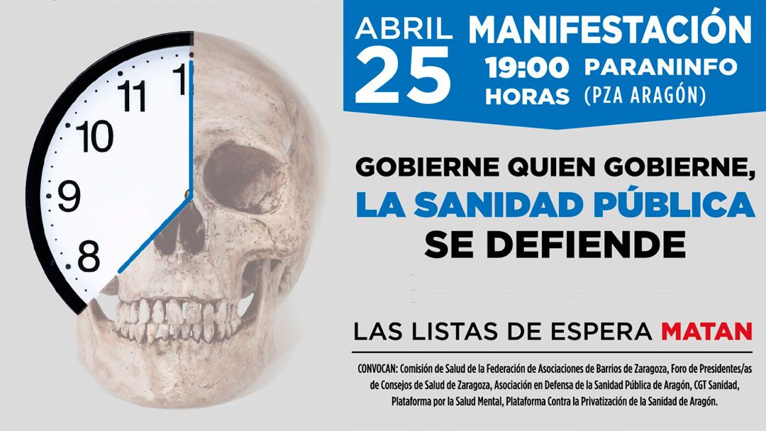 Manifestación en Defensa de la Sanidad Pública 25-04-2019
