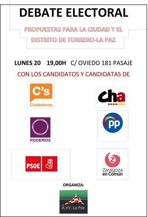 Debate electoral La Paz: Municipales 2019