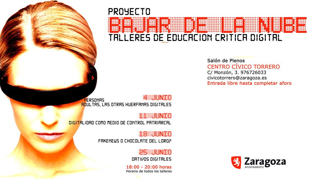Talleres de educación critica digital «Bajar de la Nube»
