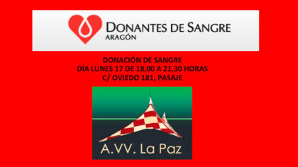 Donación de Sangre en la AV La Paz 17/06/2019