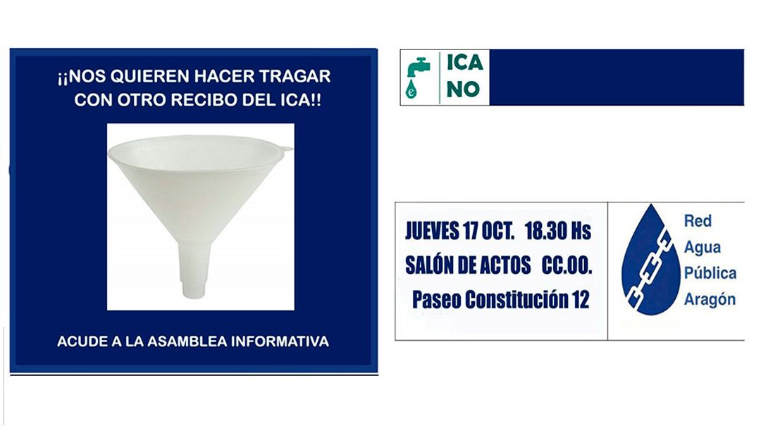 Asamblea Informativa para retomar acciones contra el ICA