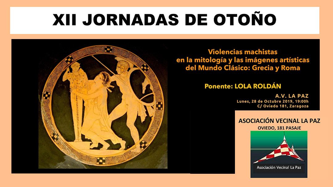 XII Jornadas de Otoño: Violencia machista en la mitología
