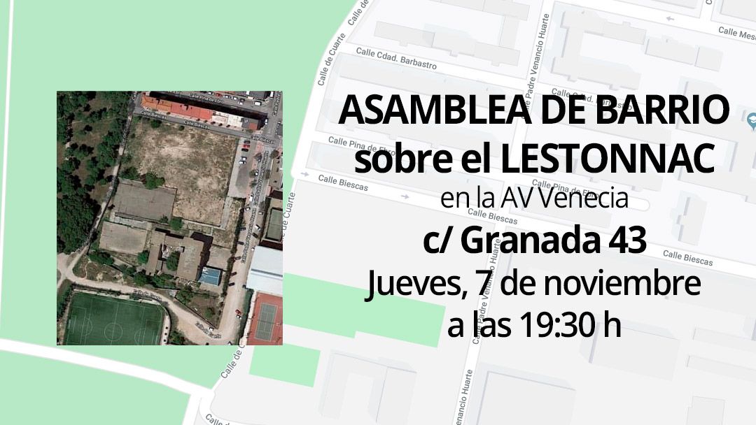 Asamblea vecinal sobre el antiguo colegio Lestonnac