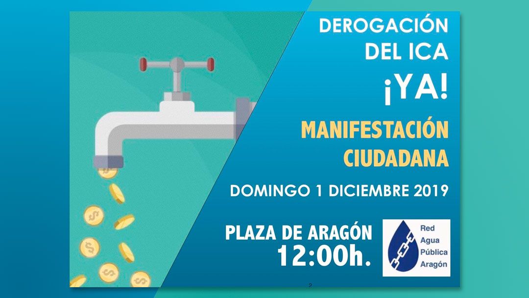 Domingo 1 de diciembre: Manifestación contra el ICA