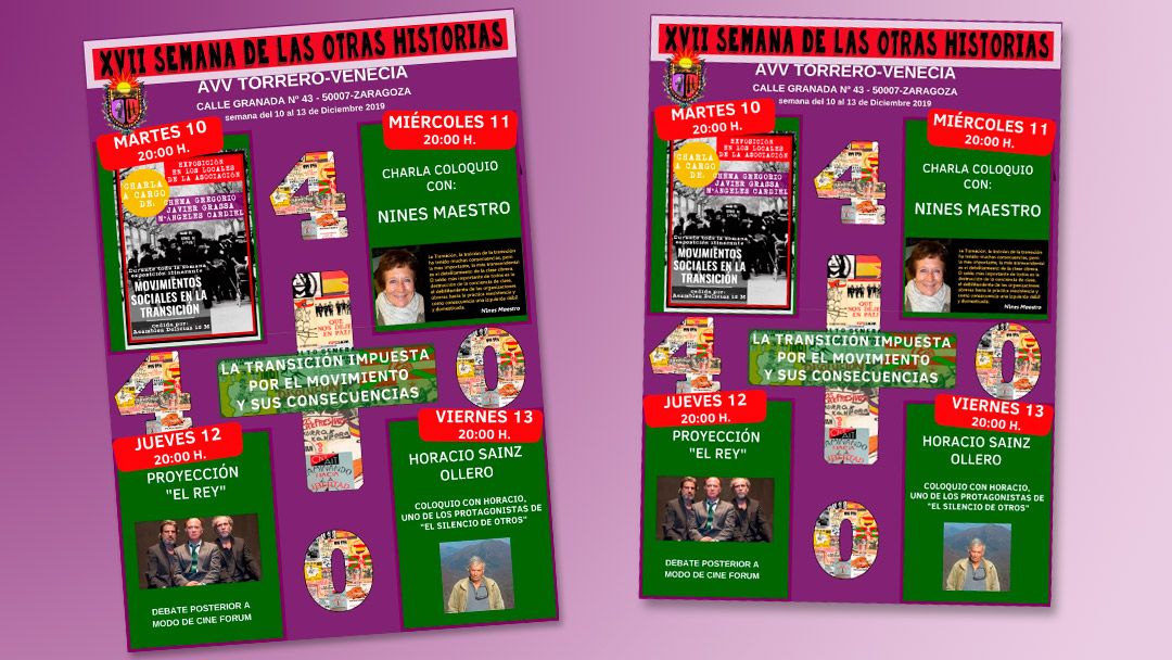 XVII Semana de las Otras Historias en Torrero