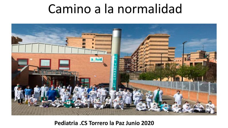 Camino a la normalidad en Pediatría del CS Torrero-LaPaz