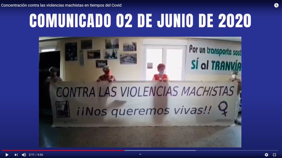 Concentración contra las violencias machistas 02-06-2020