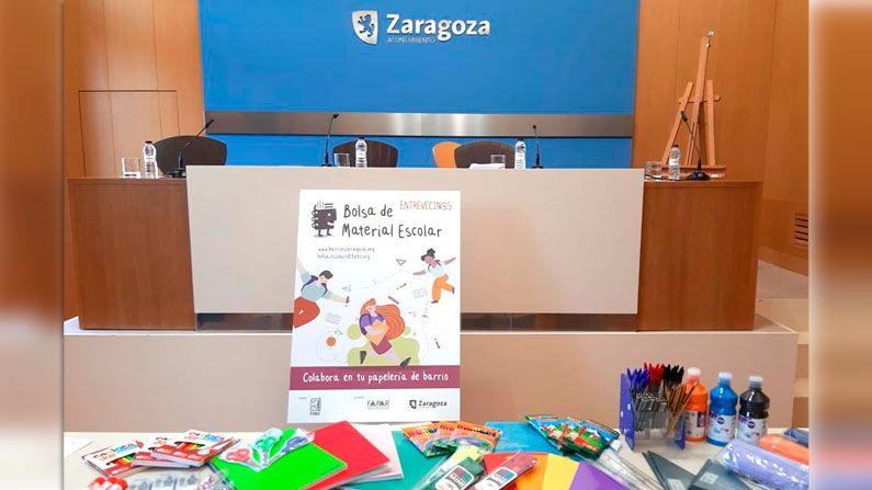 La FABZ lanza el proyecto solidario Bolsa de Material Escolar