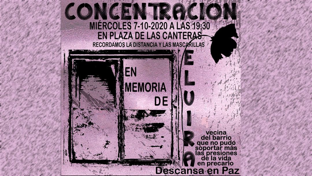 7 de octubre: Concentración en memoria de Elvira