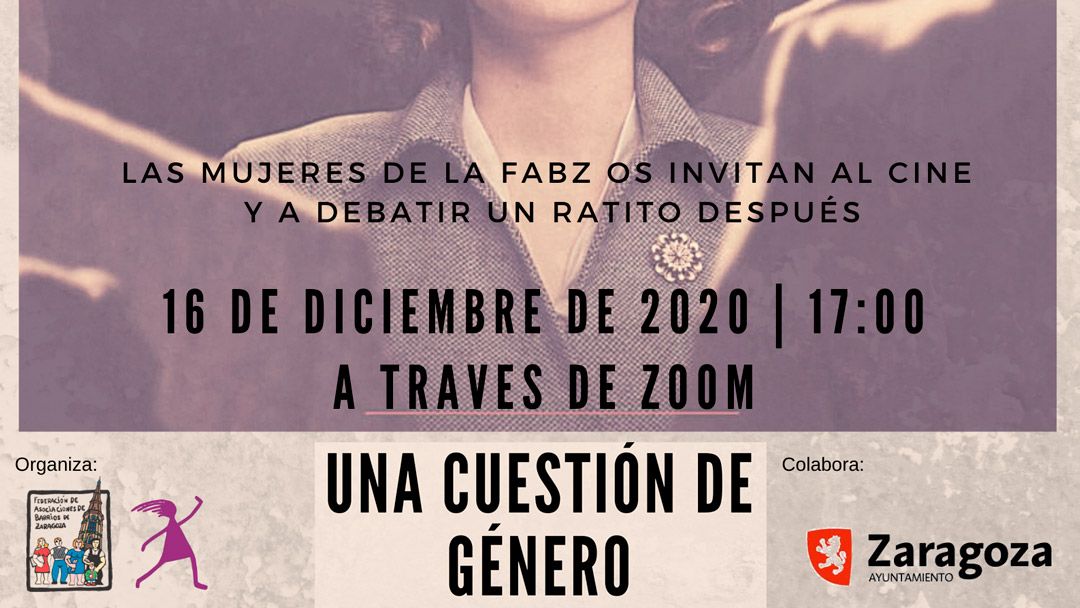 Cine Fórum Mujer de la FABZ: «Una cuestión de género»