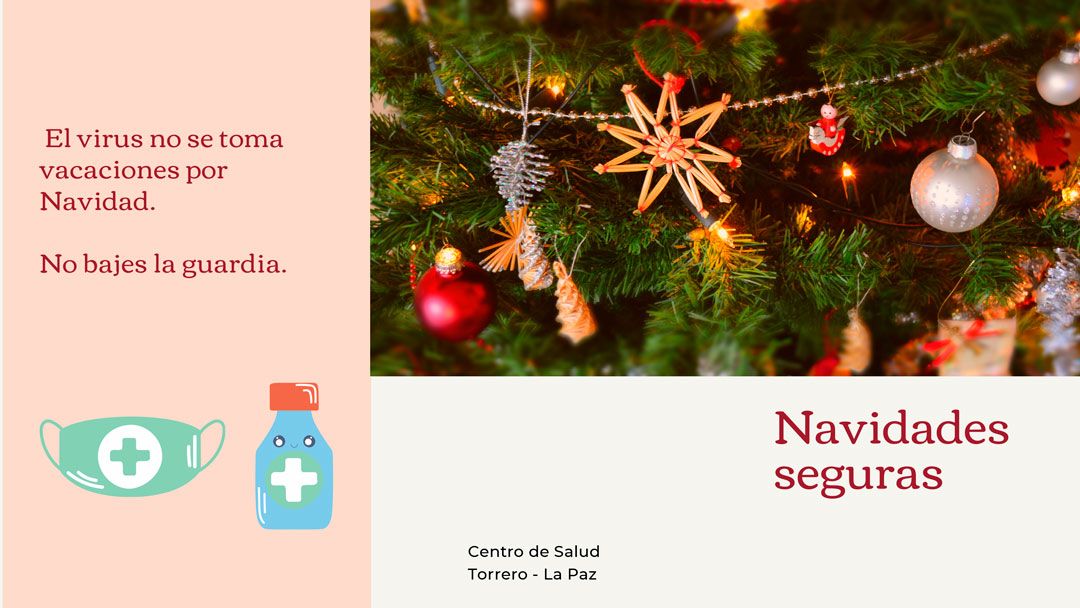 Navidades seguras – Centro de Salud Torrero – La Paz