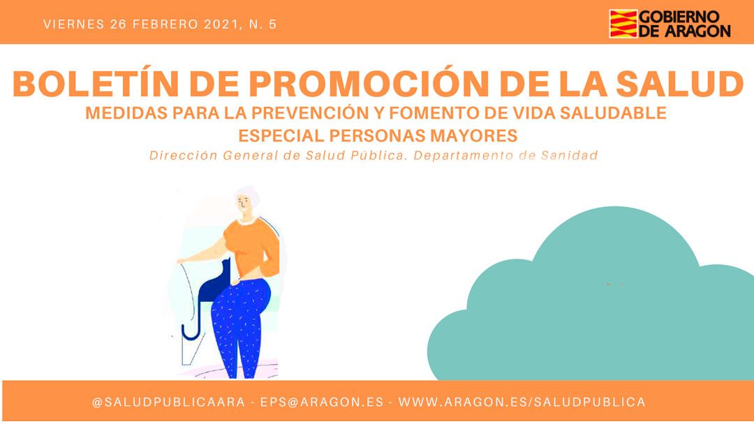 Boletín de promoción de la Salud en personas mayores