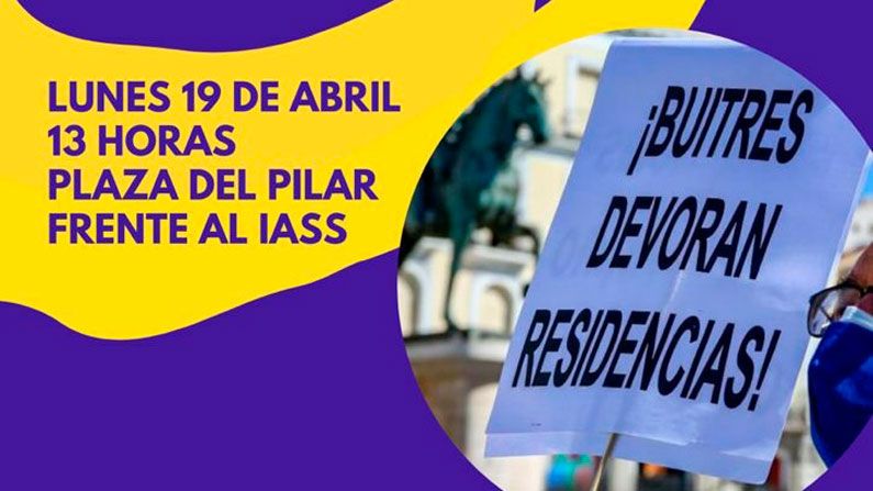 Concentración por la defensa de unas residencias 100% públicas