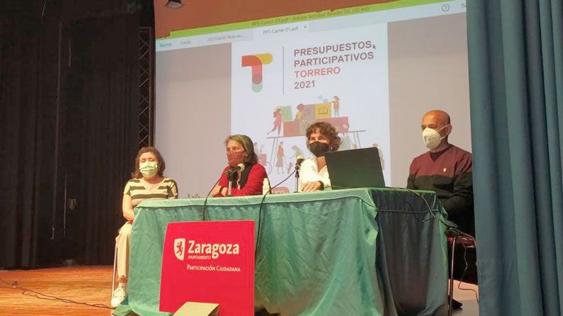 Presentados los proyectos que optan a los presupuestos participativos de Torrero