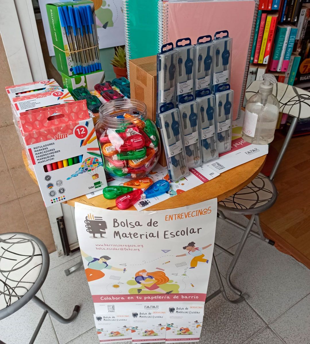 Listado de papelerías adheridas a la Bolsa de Material Escolar