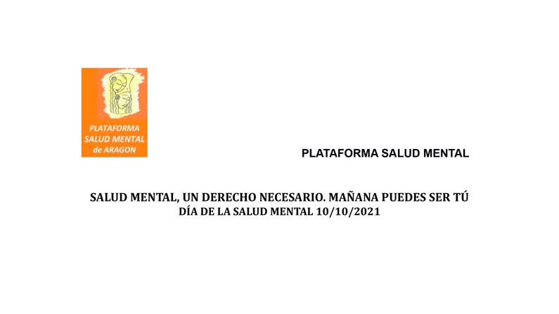 Manifiesto del Día de la Salud Mental