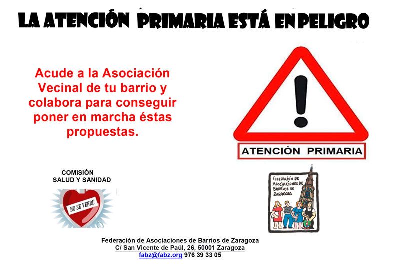 Campaña en Defensa de la Atención Primaria