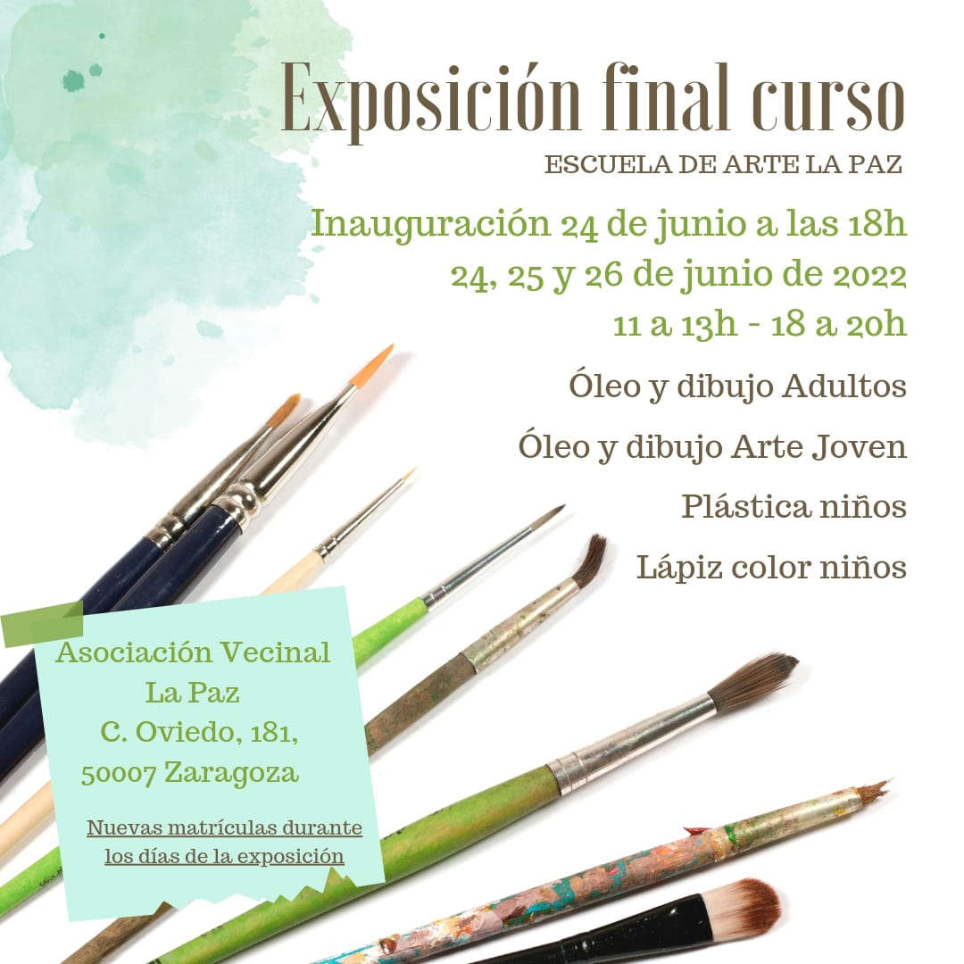 Exposición curso 2021-2022 Escuela de Arte La Paz