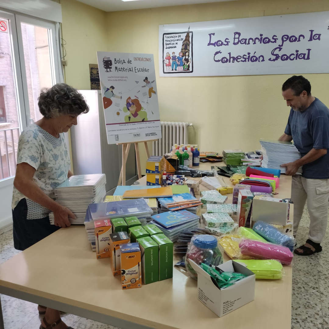 FABZ y FAPAR lanzan la campaña Bolsa de Material Escolar 2022-2023