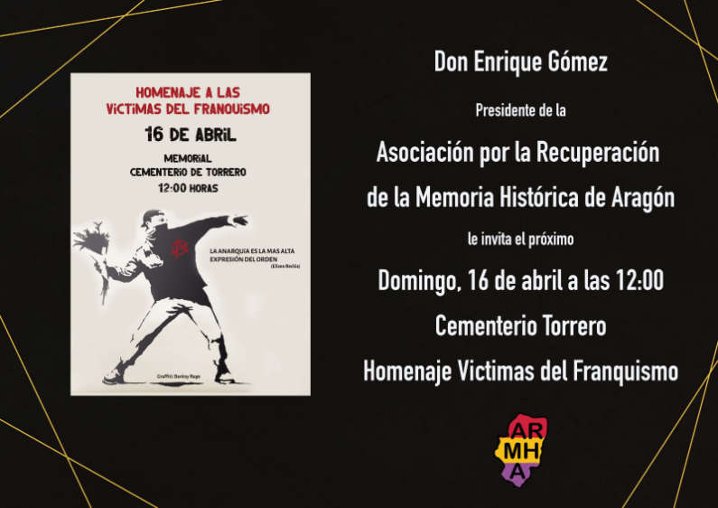 Homenaje a las víctimas del franquismo Abril 2023
