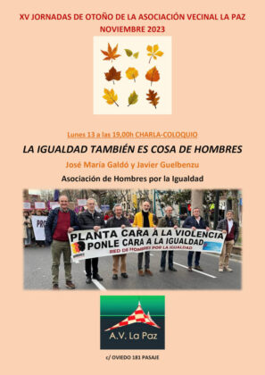 Jornadas de Otoño de La Paz 2023: Charla "La igualdad también es cosa de hombres" item-thumbnail
