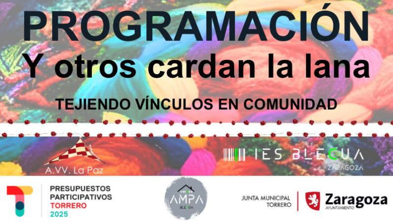 Programación del proyecto «Y Otros Cardan la Lana»