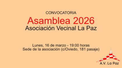 Asamblea 2026 de la Asociación Vecinal La Paz item-thumbnail