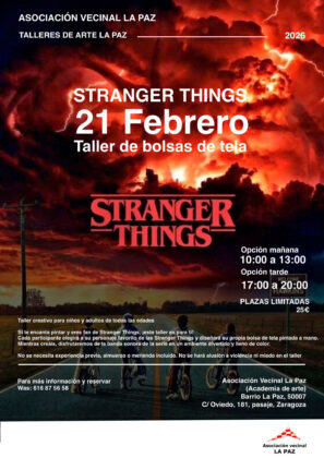Taller creativo de Stranger Things en la AV La Paz item-thumbnail