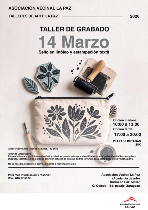 Taller de Linograbado en la AV La Paz item-thumbnail